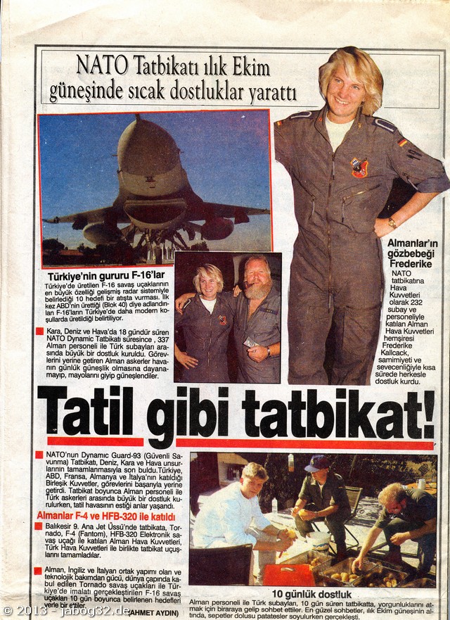 Fliegerärztin in türkischer Zeitung
